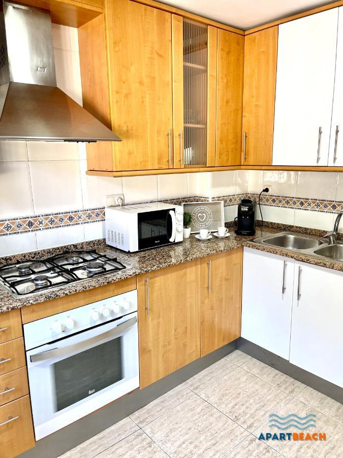 Apartbeach Green Relax Muy Luminoso Junto Playa Y Barbacoa Салоу Екстериор снимка