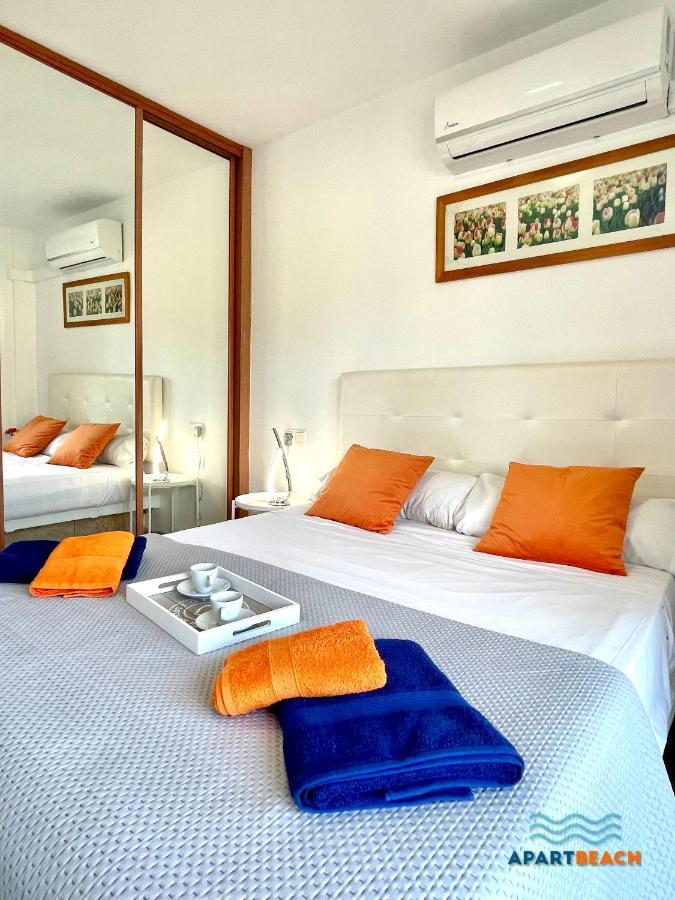 Apartbeach Green Relax Muy Luminoso Junto Playa Y Barbacoa Салоу Екстериор снимка