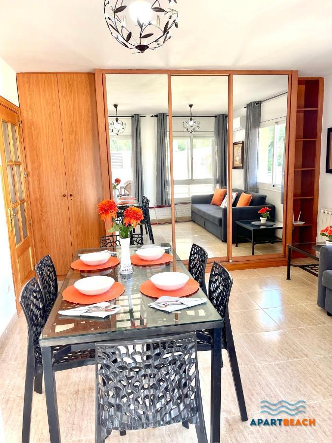 Apartbeach Green Relax Muy Luminoso Junto Playa Y Barbacoa Салоу Екстериор снимка