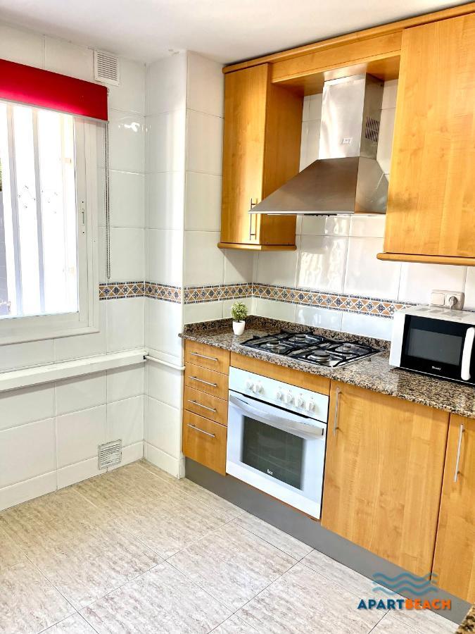 Apartbeach Green Relax Muy Luminoso Junto Playa Y Barbacoa Салоу Екстериор снимка
